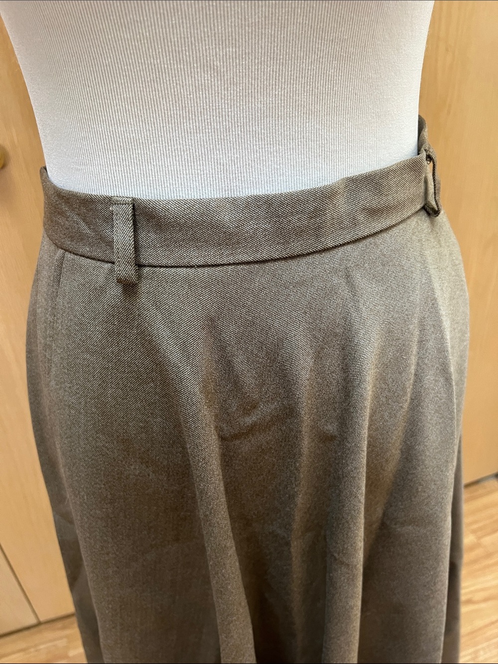 Vintage Ralph Lauren Wool Maxi Skirt Size 8 - Picture 2 of 8